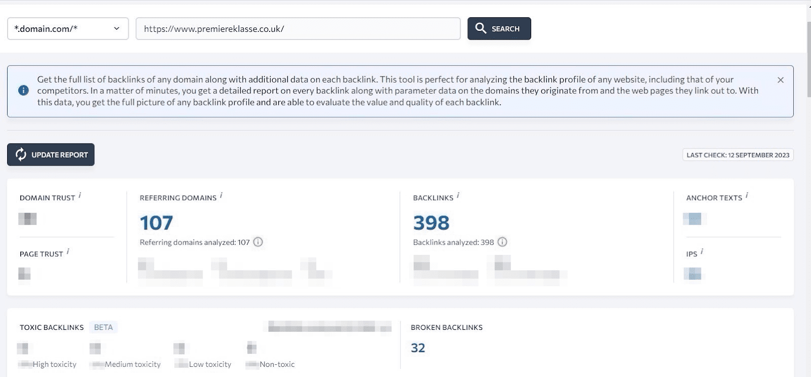 Mr Digital collected backlinks data using SE Ranking Backlinks data in SE Ranking